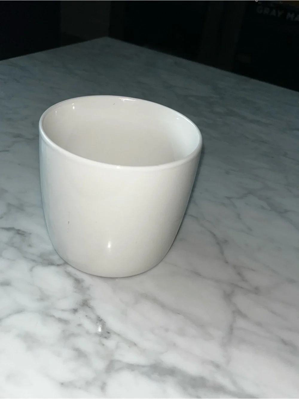 Starbucks fill your cup mug white gold